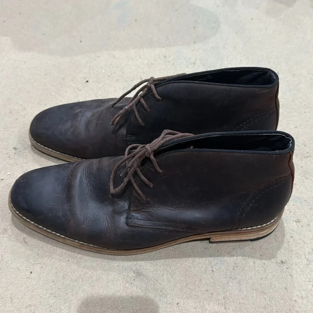 Joseph Abboud Men's Brown Leather Shoes